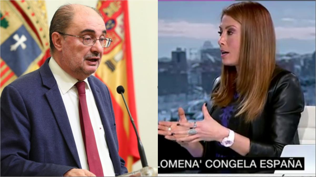 La meteoróloga de La Sexta, contra el presidente de Aragón: No tiene ni idea de ciencia