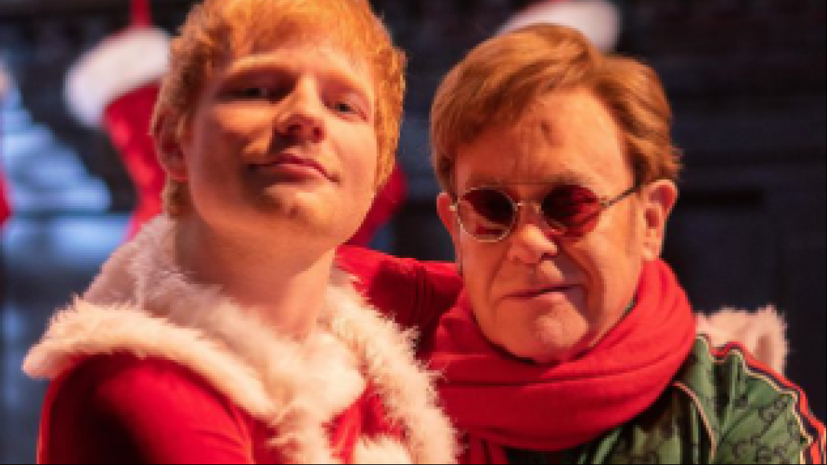 Ed Sheeran y Elton John estrenan villancico solidario a dúo