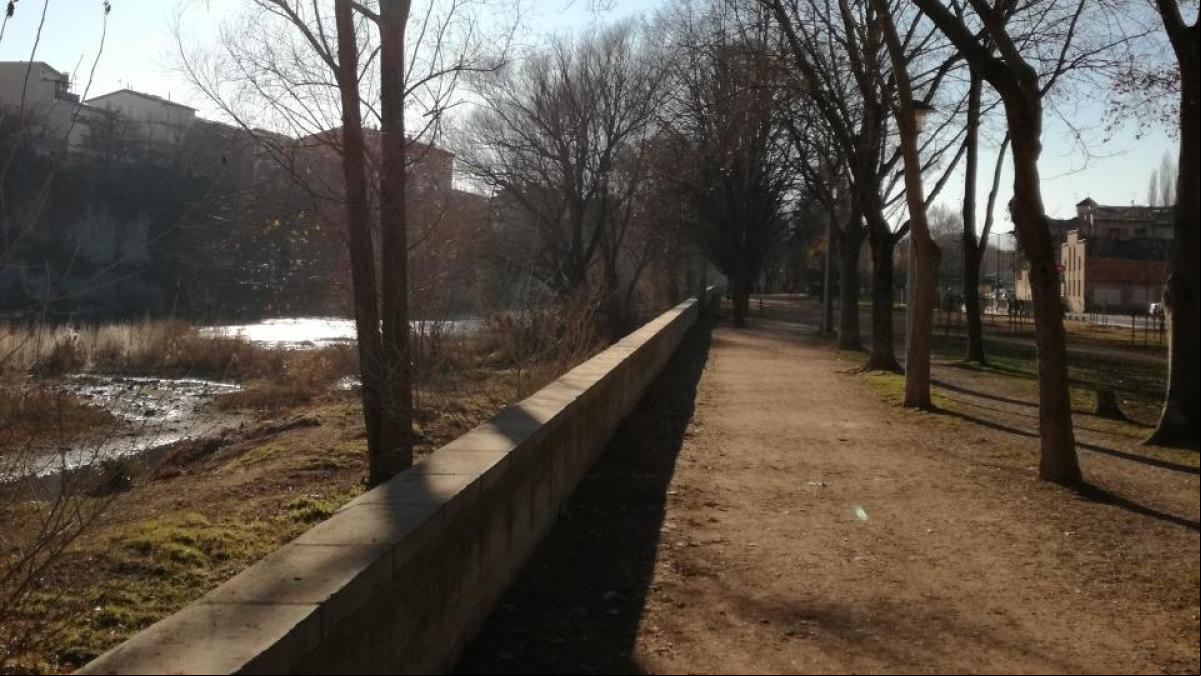 Melancolía invernal en el paseo del Ter