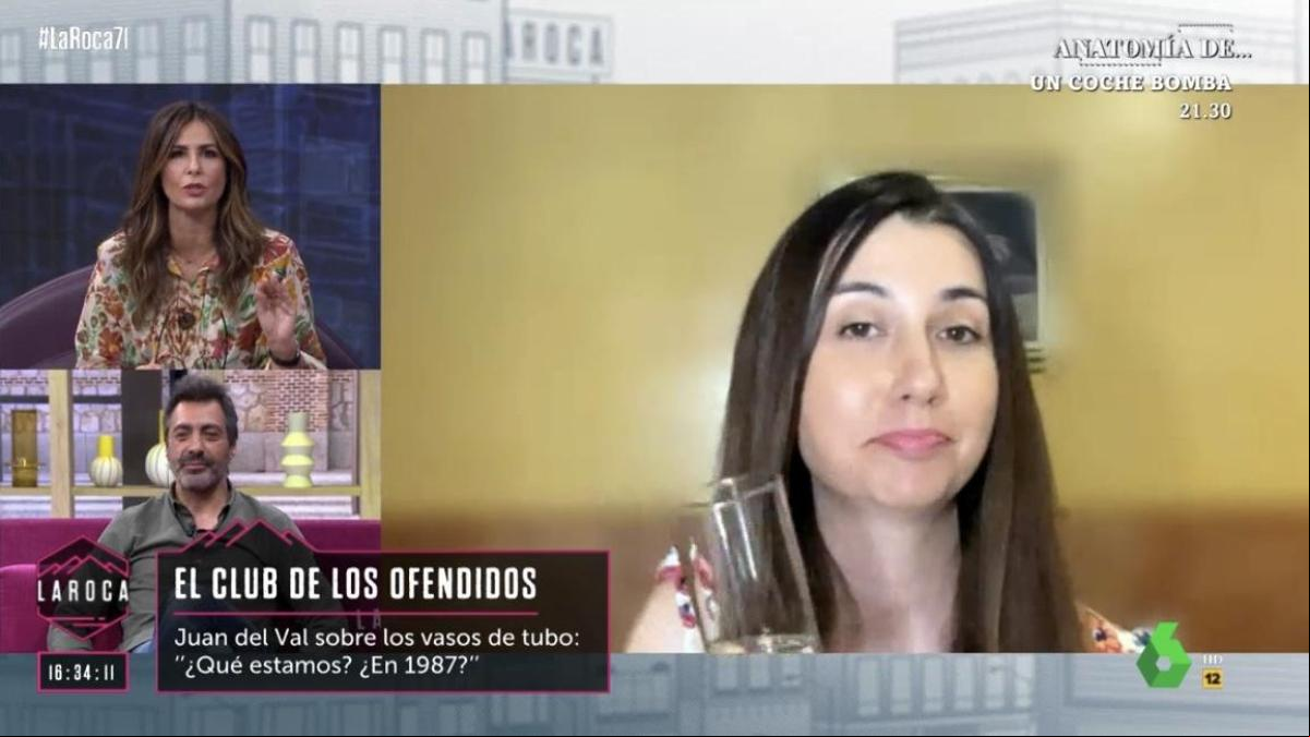 Juan del Val crucifica a los vasos de tubo y una hostelera le responde con un sonoro zasca: Es duro como una roca