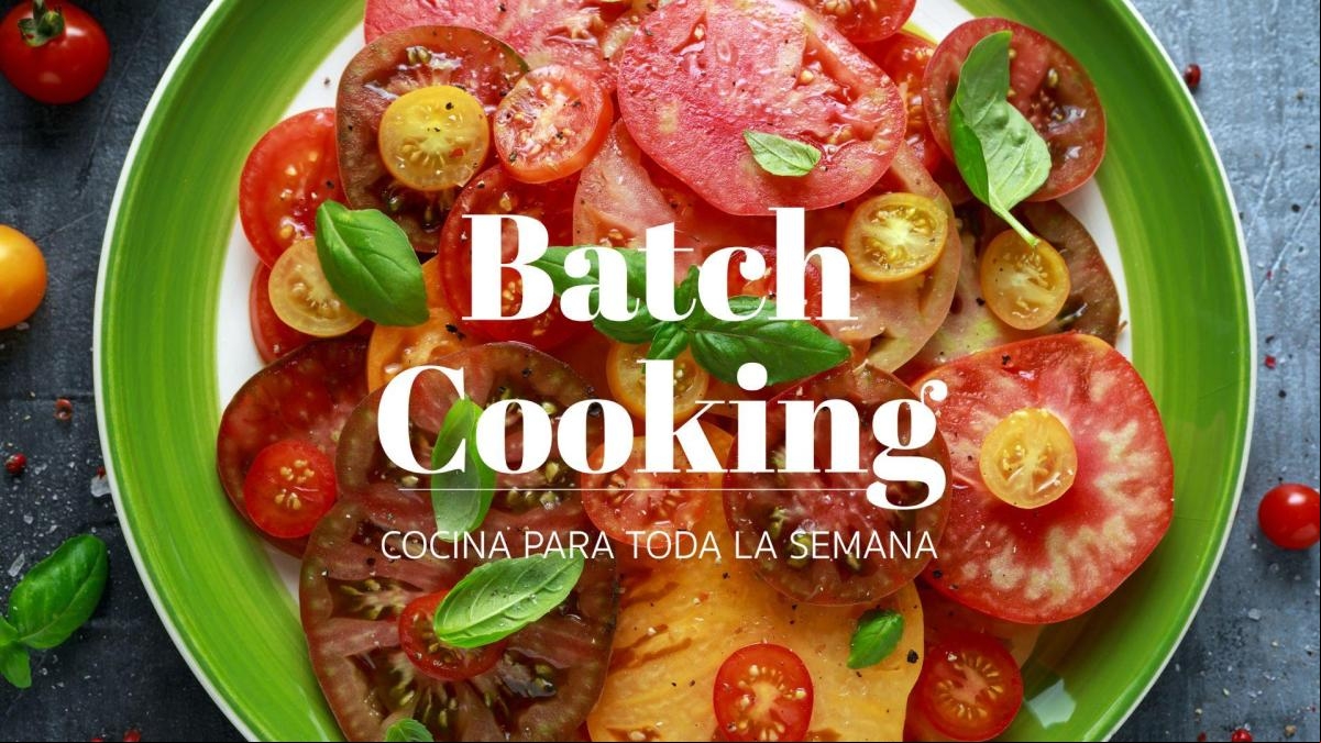Menú semanal de Batch Cooking para la semana del 21 al 25 de agosto