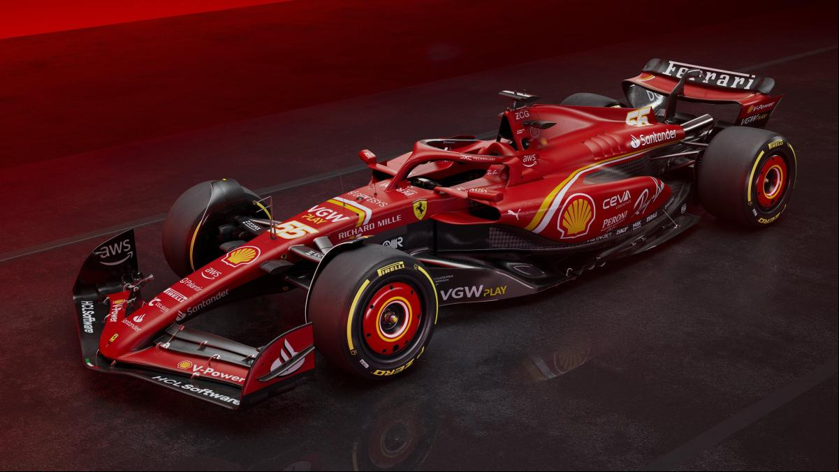Así es el SF-24, el nuevo Ferrari de Carlos Sainz