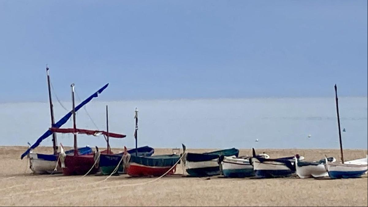 Las barcas testimonio de Sant Pol de Mar