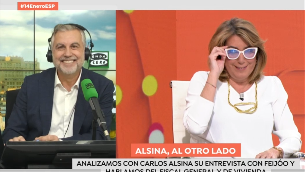 Carlos Alsina lanza un dardo a Susana Díaz en el plató de Espejo Público por uno de sus rios: “Un elemento de distracción”