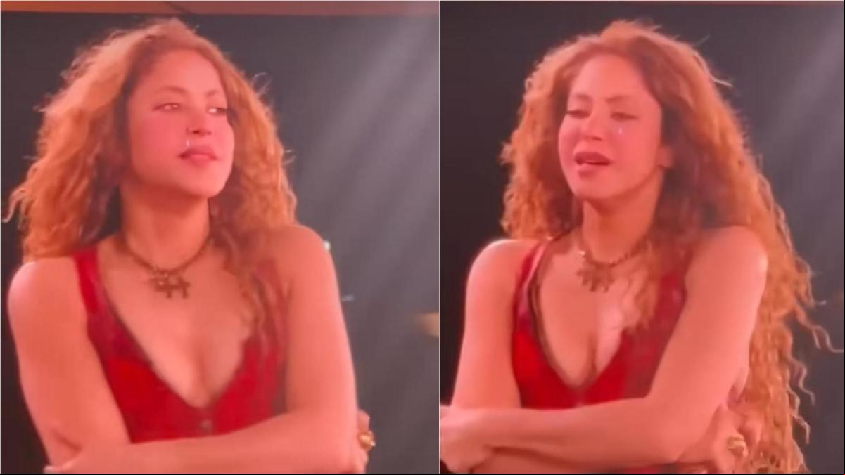 Shakira rompe a llorar en mitad de su concierto en México al cantar su tema más significativo: “Parecía que no se acababa”