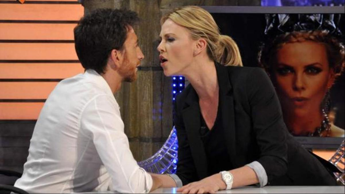 Cuando a Charlize Theron no le gustó lo que le hizo Pablo Motos en El Hormiguero