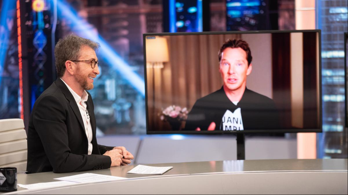 Pablo Motos acaba entrevistando a Benedict Cumberbatch por videollamada inesperadamente