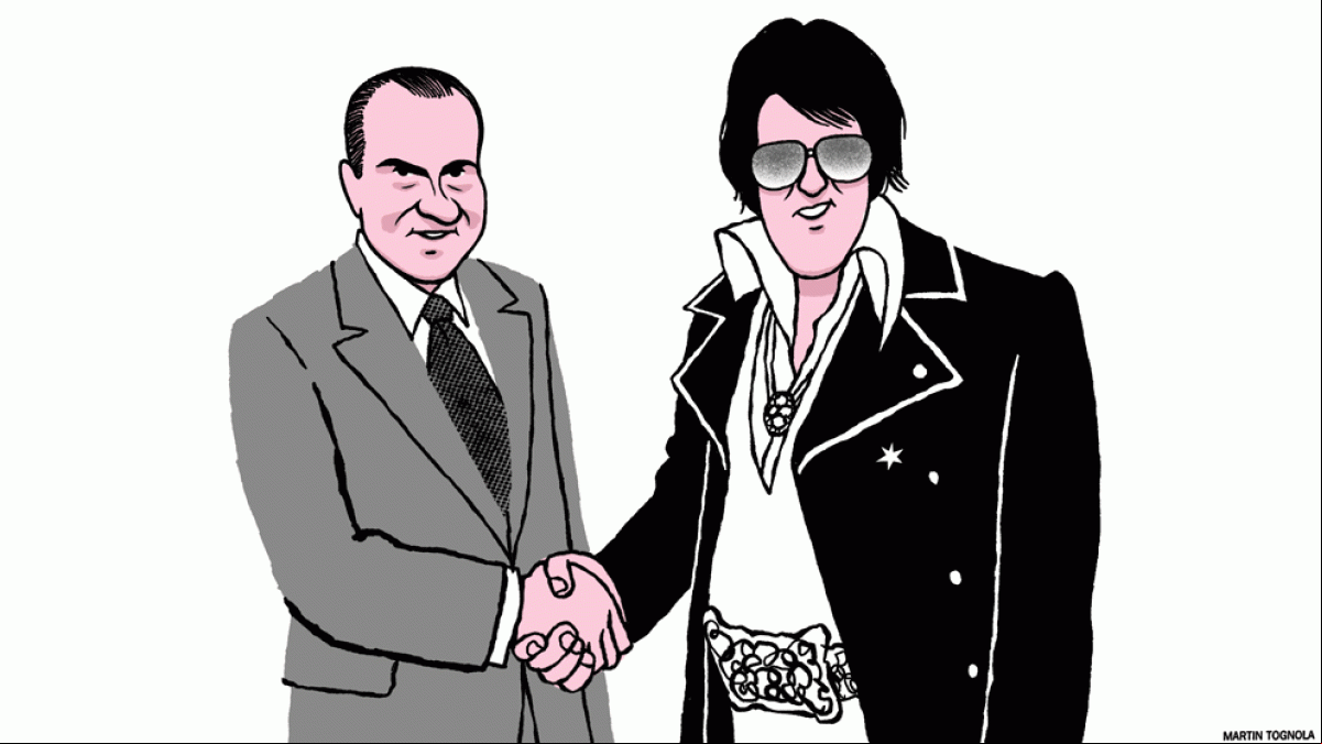 El día que el presidente Nixon recibió al Rey del Rock en el Despacho Oval