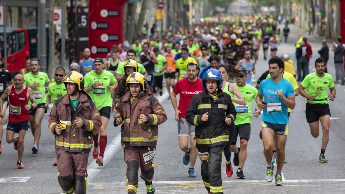 La Cursa Bombers de Barcelona estrena recorrido en su 24ª edición