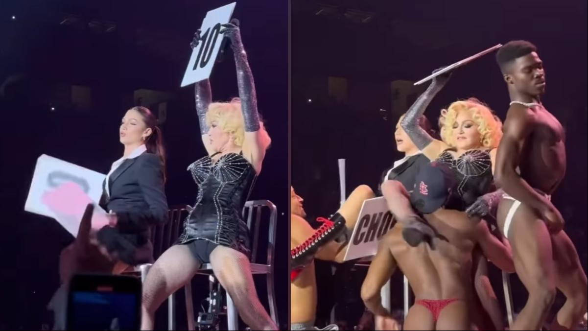 El explosivo momento de Úrsula Corberó y Madonna en su último concierto en Barcelona
