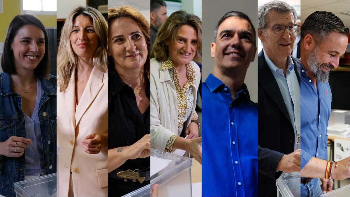 Así han votado los líderes políticos en las elecciones europeas