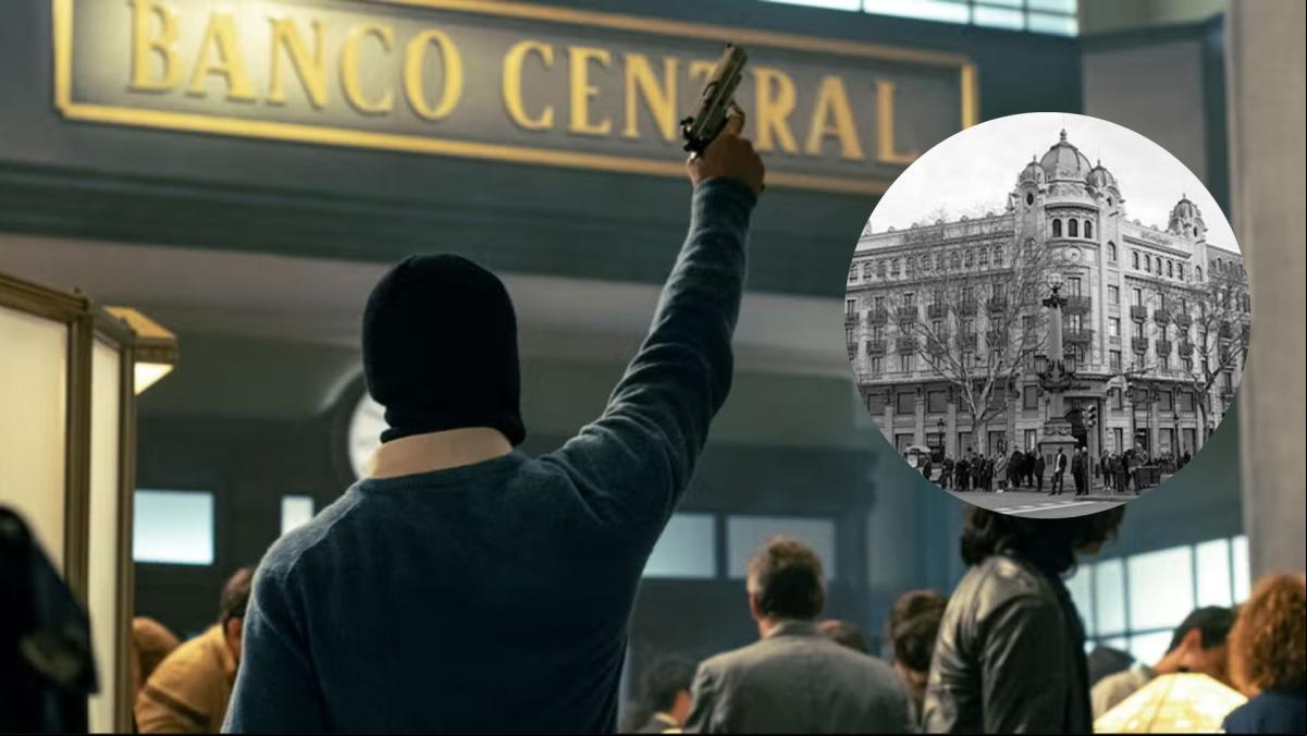 Esto es lo que hay hoy en el edificio que albergaba el Banco Central de Barcelona durante el gran asalto