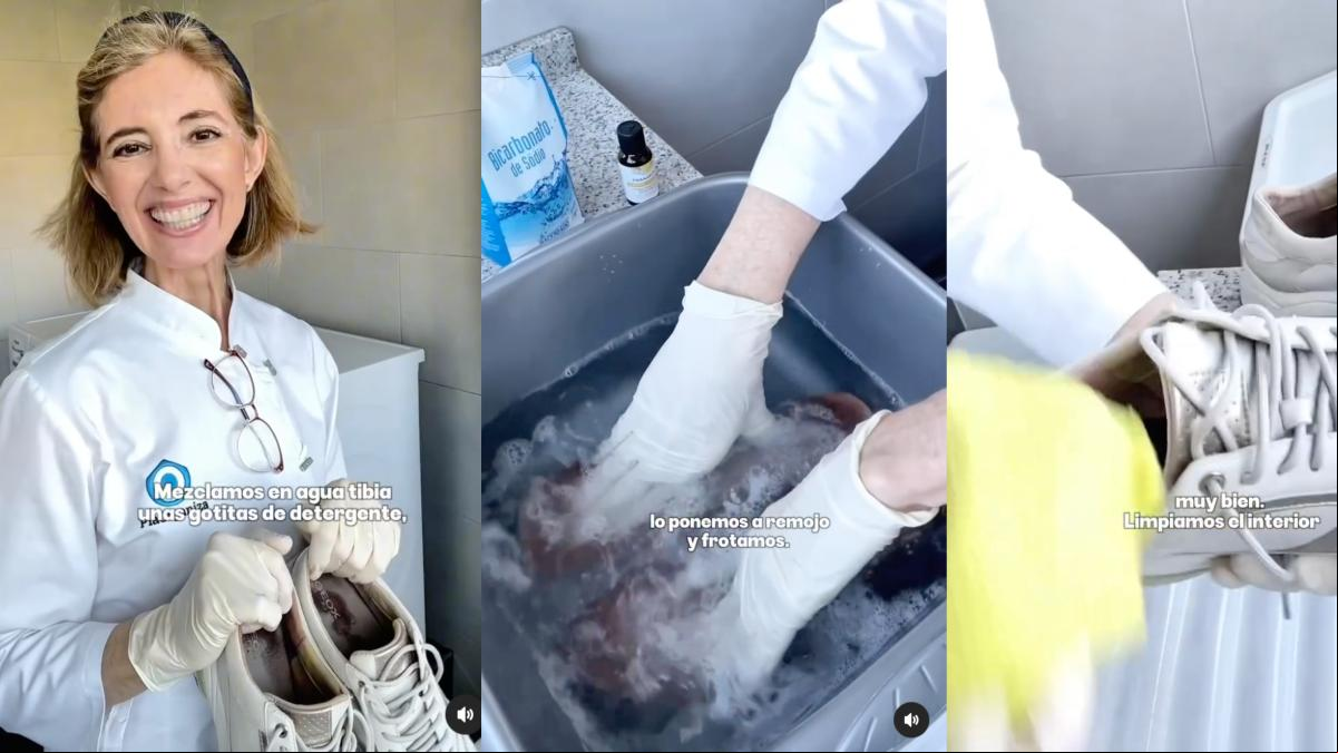 Pía Nieto, experta en limpieza: “El mal olor en las zapatillas no es culpa de tus pies, sino del sudor atrapado y las bacterias y así lo puedes eliminar para siempre”