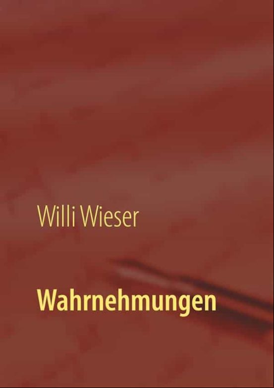 WAHRNEHMUNGEN EBOOK (edición en alemán) WAHRNEHMUNGEN EBOOK (edición en alemán)