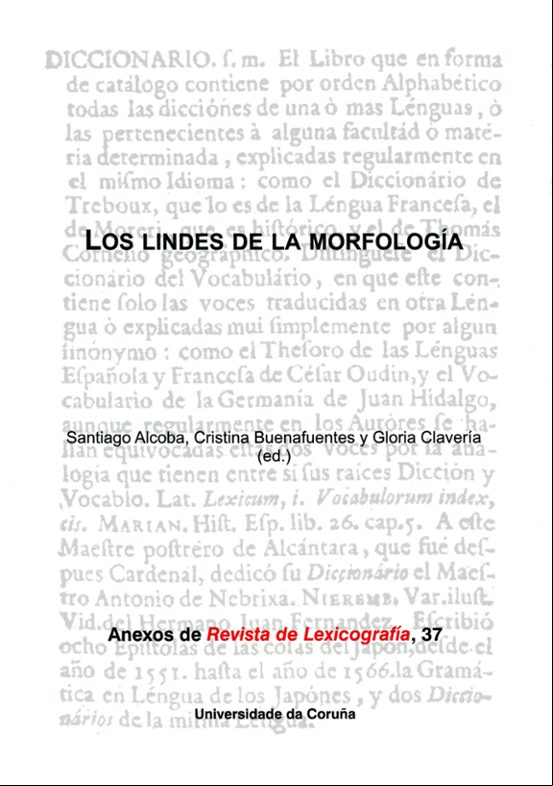 LOS LINDES DE LA MORFOLOGÍA LOS LINDES DE LA MORFOLOGÍA