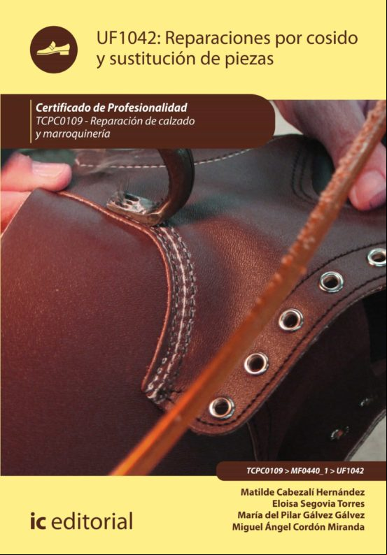 Reparaciones Por Cosido Y Sustitución De Piezas. Tc0109 (ebook)