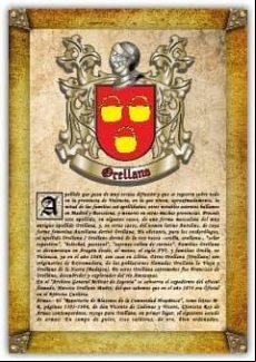 Apellido Orellano / Origen Historia Y Heráldica De Los Linajes Y Apell