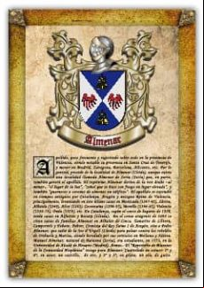 Apellido Almenar / Origen Historia Y Heráldica De Los Linajes Y Apelli