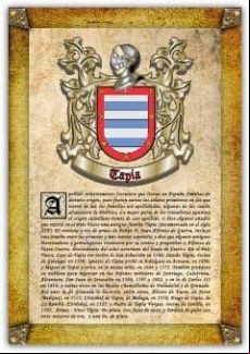 Apellido Tapia / Origen Historia Y Heráldica De Los Linajes Y Apellido