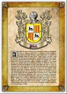 Apellido Pidal / Origen Historia Y Heráldica De Los Linajes Y Apellido