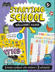 HELP WITH HOMEWORK: 5+ STARTING SCHOOL WALLCHART FOLDER (edición en inglés)