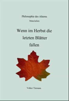 PHILOSOPHIE DES ALTERNS EBOOK (edición en alemán)