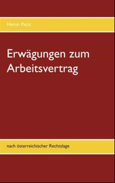ERWÄGUNGEN ZUM ARBEITSVERTRAG EBOOK (edición en alemán)