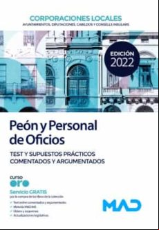 Peón Y Personal De Oficios De Corporaciones Locales. Test Y Supuestos