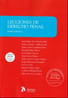 LECCIONES DE DERECHO PENAL. PARTE ESPECIAL (8ª ED.)