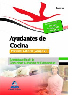 Ayudantes De Cocina. Personal Laboral (grupo V) De La istrac Ion