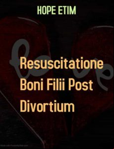 Resuscitatione Boni Filii Post Divortium (ebook)