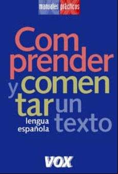 Comprender Y Comentar Un Texto (ebook)