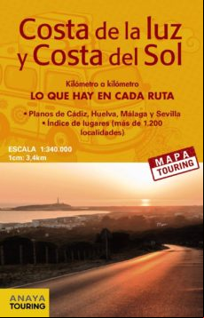 Mapa De Carreteras De La Costa De La Luz Y La Costa Del Sol (desplegab