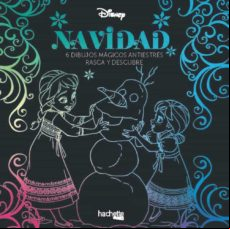 Arteterapia. Navidad Disney. 6 Dibujos Mágicos Antiestrés. Rasca Y Des
