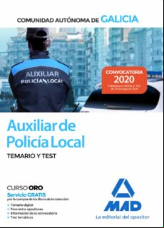 Auxiliar De La Policia Local De La Comunidad Autonoma De Galicia. Tema