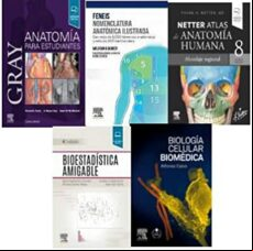 LOTE DRAKE - FENEIS - NETTER - CALVO - MARTÍNEZ GRAY, ANATOMÍA PARA ESTUDIANTES. 4ª ED.+ NOMENCLATURA ANATÓMICA ILUSTRADA 11ª ED. + ATLAS DE ANATOMÍA HUMANA, 8ª ED. NUEVA ED + BIOLO