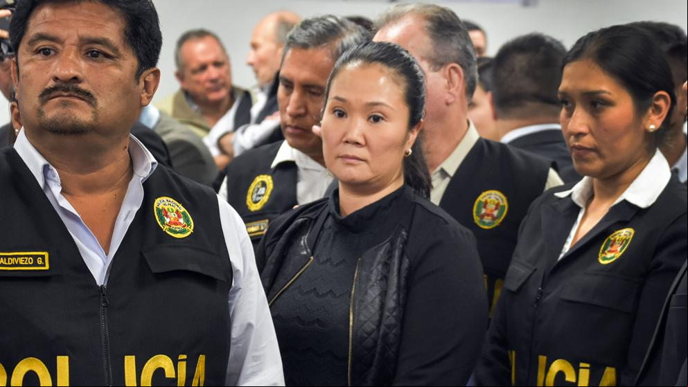 Keiko Fujimori, condenada a 36 meses de prisión preventiva por lavado de dinero