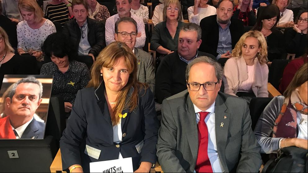 El spot electoral de JuntsXCat protagonizado por Laura Borràs y Puigdemont